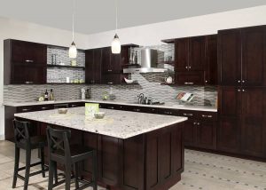 Beech Espresso Kitchen Cabinets
