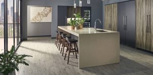 Fossil Taupe Quartz Countertops